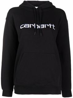 Carhartt WIP embroidered-logo pouch hoodie