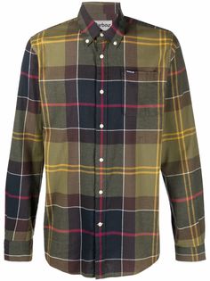 Barbour рубашка в клетку
