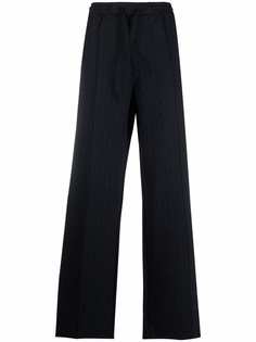LANVIN широкие брюки с монограммой