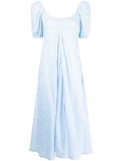 Faithfull the Brand платье Charlize в клетку гингем