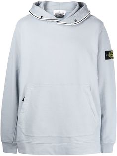 Stone Island худи с нашивкой-логотипом