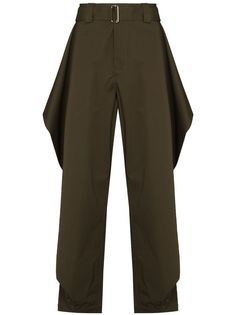 JW Anderson широкие брюки с драпировкой