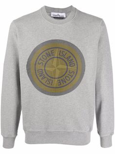 Stone Island толстовка с логотипом Compass