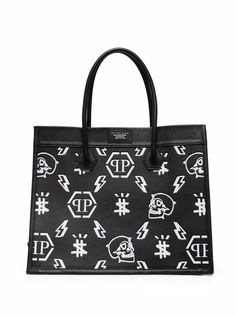 Philipp Plein сумка-тоут с монограммой