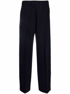Jil Sander широкие брюки с завышенной талией