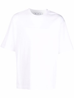 Off-White футболка с приспущенными плечами и логотипом Arrows
