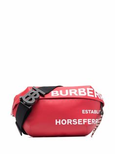 Burberry поясная сумка с принтом Horseferry