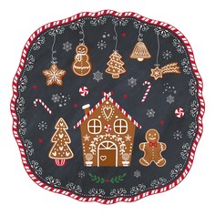 Тарелка десертная Easy life Имбирный пряник 20 см