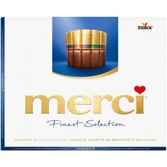 Набор конфет Merci Ассорти из молочного шоколада, 250 г ..,Merci