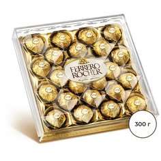 Набор конфет Ferrero Rocher из молочного шоколада, с начинкой из крема и лесного ореха, 300 г
