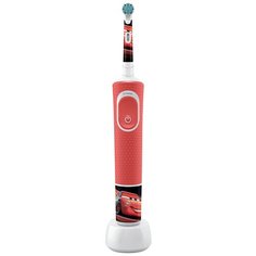 Электрическая зубная щетка Oral-B Vitality Kids Тачки D100.413.2K, красный