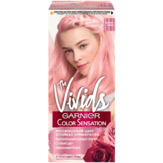 GARNIER Color Sensation The Vivids стойкая крем-краска для волос, пастельно-розовый