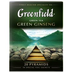 Чай улун Greenfield Green Ginseng в пирамидках, 20 шт.