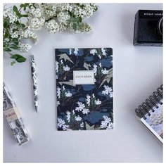 Тетрадь А5, Bruno Visconti "подснежники" 40л. клетка