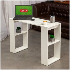 Стол рабочий письменный компьютерный Лайт плюс Белый 1030х750х400 Letta