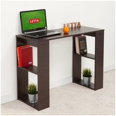 Стол рабочий письменный компьютерный Лайт Плюс Венге 1030х750х400 Letta