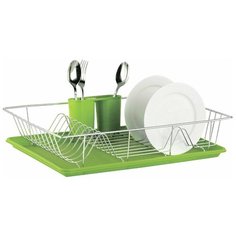 Сушилка для посуды ZEIDAN Z-1169 зеленая