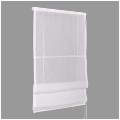 Римская штора Sola Natali тюлевый, белый, ширина 62 см