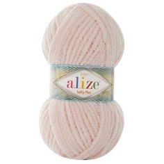 Пряжа Alize Softy Plus 100г 120м (100% микрополиэстер) (382 телесный) 5 шт
