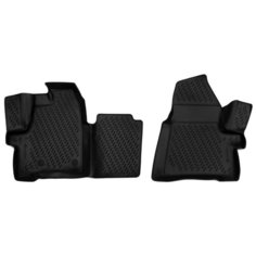 Коврики 3D в салон FORD Tourneo Custom (1+1 seats), 2013-> , 2 шт. (полиуретан) Element