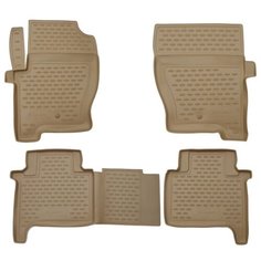 Коврики в салон LAND ROVER Range Rover Sport 2005-2012, 4 шт. (полиуретан, бежевые) Element