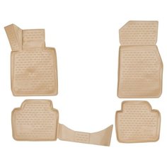 Коврики 3D в салон BMW 3 F30, 2012-> 4 шт. (полиуретан, бежевые) Element
