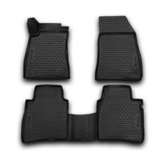 Коврики 3D в салон NISSAN Sentra, 2014->, 4 шт. (полиуретан) Element