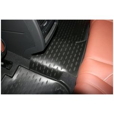 Коврики в салон VW Touareg II 2010-2015, 2015-03/2018, 4 шт. (полиуретан, бежевые) Element