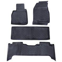 Коврики в салон LEXUS LX470 1998-2007, 4 шт. (полиуретан, серые) Element