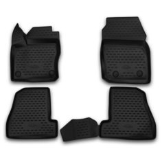 Коврики в салон FORD Focus II 2004-2011, 1- й ряд, 2шт. (полиуретан) Element