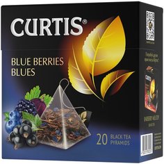 Чай черный Curtis Blue Berries Blues в пирамидках, 20 шт., 1 уп.