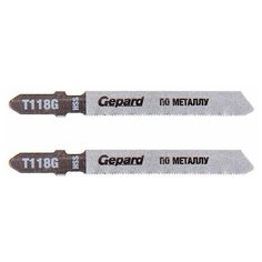 Пилка лобз. по металлу T118G (2 шт GEPARD (GP0608-19) Gepard.