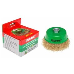 Щетка д/шлиф. маш."чашка" гофр. 100мм волат (для УШМ шлифмашины болгарки М14 торцевая крацовка) (81030-100)