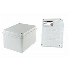 Распаячная коробка ОП 150х110х85мм, крышка, IP44, гладкие стенки, инд. штрихкод, TDM, цена за 1 шт