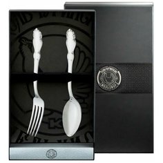 Набор столовых приборов Кольчугинский мельхиор "Лира", 2 предмета