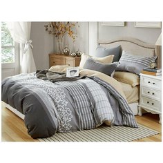 КПБ Cleo сатин набивной "Satin de Luxe" евро 200*220*1 230*250*1(±5) 50*70+5*2 70*70*2(±2) 31/783- SK