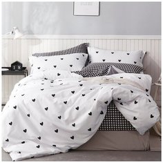 Комплект постельного белья, евро, Letto, SM524, (н2)50х70см, сатин