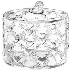 Контейнер пластиковый с крышкой Love 15,7 х 14 см, прозрачный, Guzzini, 11530000