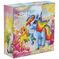 Набор из 9- ти кубиков Играем вместе Единорог