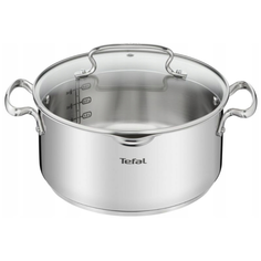 Кастрюля Tefal Duetto, 4.7 л, нержавеющая сталь
