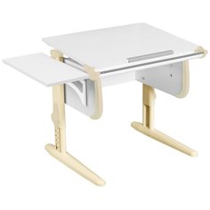 Стол детский ДЭМИ White-Стандарт СУТ-24-01К 100x55 см белый/бежевый/бежевый