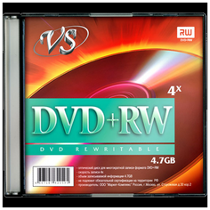 Диск VS DVD+RW 4, 7 GB 4x SL