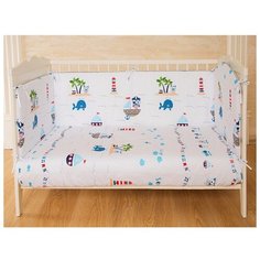 Pituso бортик Морское приключение классика белый