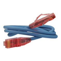 Патч-корд Hyperline PC-LPM-UTP-RJ45-RJ45-C5e-0.5M-LSZH 0.5 м, синий