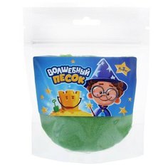 Кинетический песок "Волшебный песок", 300 гр дойпак, зеленый