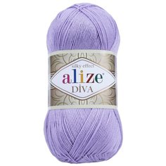 Пряжа ALIZE Diva 100гр. 350м. (100% микрофибра) ТУ (158) 5 шт