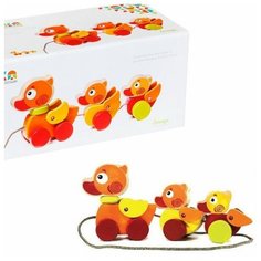 Каталка на веревочке Уточка, Cubika