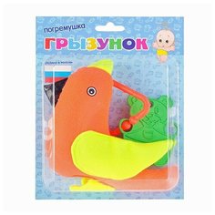 Погремушка- грызунок "Птенчик Пластмастер