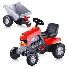 Каталка- трактор с педалями "Turbo" с полуприцепом Полесье