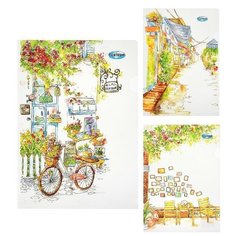 Папка- уголок COFFEESHOP, формат A4, L- тип, 0.15мм, цвета ассорти Centrum